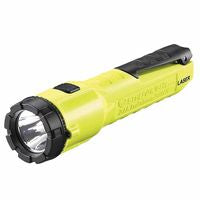 ProPolymer Dualie Flashlight, w/3 AA Alkaline Batteries, Spot/Laser, Yellow 683-68760