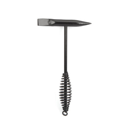 Chipping Hammer, 11 in, Flat/Pointed Head, Steel Handle 432-781630