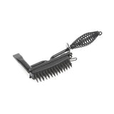 Chipping Hammer, 11 in, Flat Head/Wire Brush, Steel Handle 432-781631
