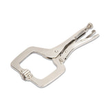 Locking Clamp, 11 in, Swivel Pads 432-781620