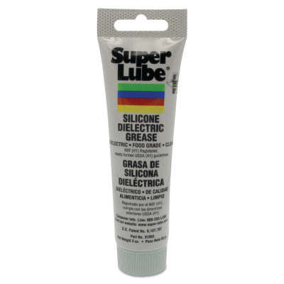 Silicone Dielectric and Vacuum Grease, 3 oz Tube, NLGI Grade 2, NSF Rating H1 Food Grade 692-91003