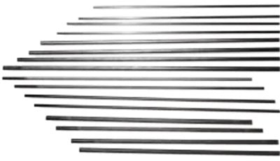 DC Pointed Copperclad Gouging Electrode, 3/16 in dia x 12 in L 358-2203-3003
