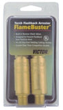 FlameBuster Flashback Arrestor, Oxygen and Fuel, B 9/16 in to 18 RH/LH 341-0656-0001