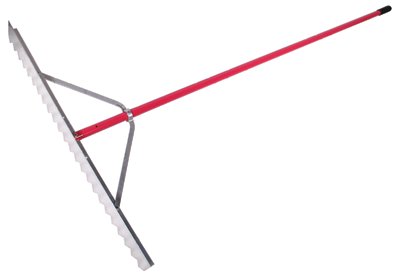 Asphalt Lute Rake, 36 in Aluminum Blade, 82 in Aluminum Handle 760-63133