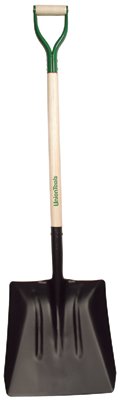 General and Special Purpose Shovel, 15.5 in L x 14.5 in W Blade, 40 in North American Hardwood D-Grip Handle 760-79804