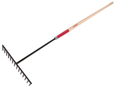 Level Rake, 16 in Forged Steel Blade, 60 in White Ash Handle 760-63125
