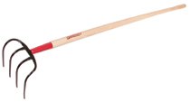Manure Fork, 4-Tine, Curved, 60 in Handle 760-75212
