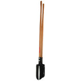 Post Hole Digger, 11-1/2 in Beveled Blades, 6 in Spread, Hercules Pattern, 48 in Straight American Hardwood Handles 760-78005