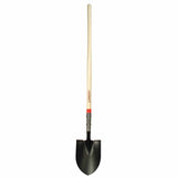 Round Point Digging Shovel, 9.5 in W x 12 in L Blade, 48 in L North American Hardwood Straight Handle, Closed Back 760-45657