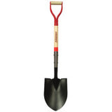 Round Point Digging Shovel, 9.5 in W x 12 in L Blade, 30 in L North American Hardwood Armor D-Grip Handle, Open-Back 760-43205