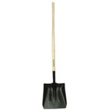 Steel Coal Shovel, 14.5 in L x 11.5 in W Blade, 48 in Wood Straight Handle 760-54246