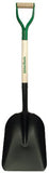 Steel Scoop, 15 in L x 11 in W Blade, 30 in North American Hardwood D-Grip Handle 760-50139