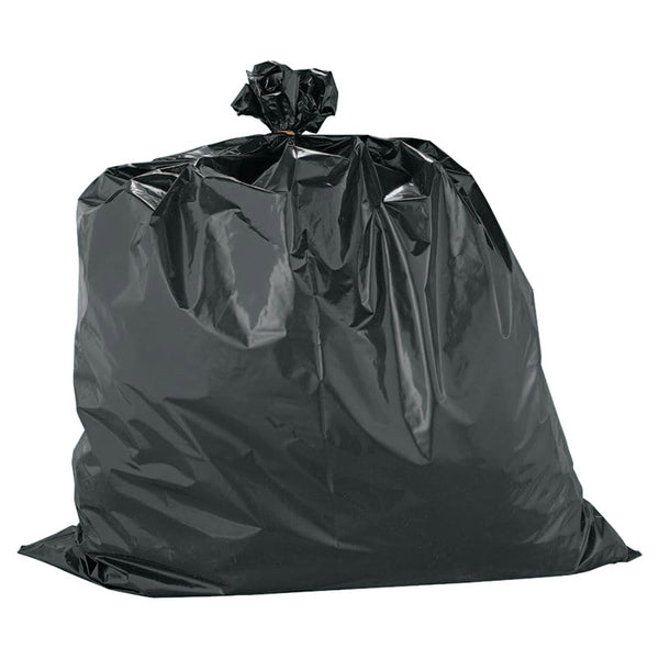 FLEX-O-BAG Trash Can Liners and Contractor Bags, 33 gal, 2.5 mil, 33 in X 40 in, Black, Extra HD Contractor Bag 795-HB33-60