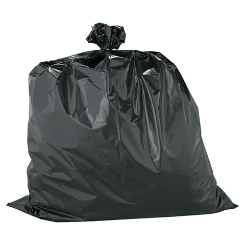 FLEX-O-BAG Trash Can Liners and Contractor Bags, 33 gal, 2.5 mil, 33 in X 40 in, Black, Extra HD Contractor Bag 795-HB33-60