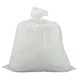 FLEX-O-BAG Trash Can Liners and Contractor Bags, 13 gal, 1.25 mil, 24 in X 30 in, White, Extra-Strong Tall Kitchen Bag 795-FB13-150