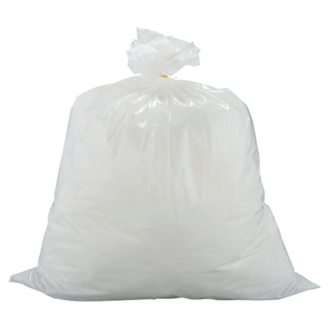 FLEX-O-BAG Trash Can Liners and Contractor Bags, 13 gal, 1.25 mil, 24 in X 30 in, White, Extra-Strong Tall Kitchen Bag 795-FB13-150