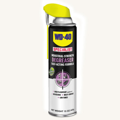 Specialist Industrial-Strength Degreasers, 15 oz, Aerosol Can, Unscented 780-300280