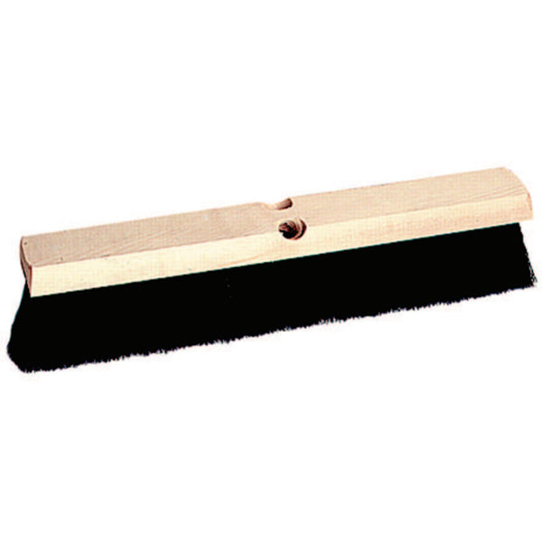 Tampico Medium Sweep Brush, 18 in Hardwood Block, 3 in Trim L 804-42007