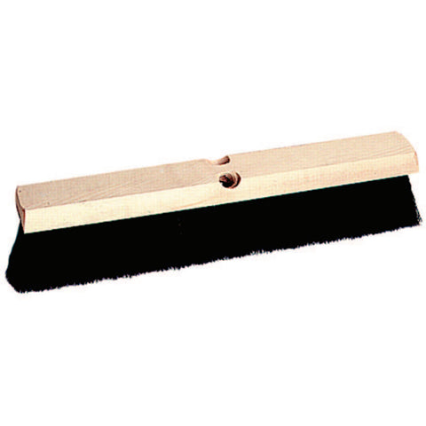 Tampico Medium Sweep Brush, 18 in Hardwood Block, 3 in Trim L 804-42007