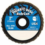 Bobcat Flat Style Flap Discs, 2 in, 60 Grit, 30,000 rpm 804-50934
