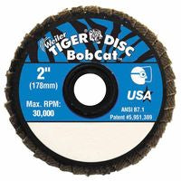 Bobcat Flat Style Flap Discs, 2 in, 60 Grit, 30,000 rpm 804-50934