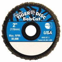 Bobcat Flat Style Flap Discs, 2 in, 80 Grit, 30,000 rpm 804-50935