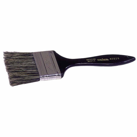 Chip & Oil Brush, 5/16 in Thick, 2 in Wide, Gray China Bristles, Plastic Handle 804-40029