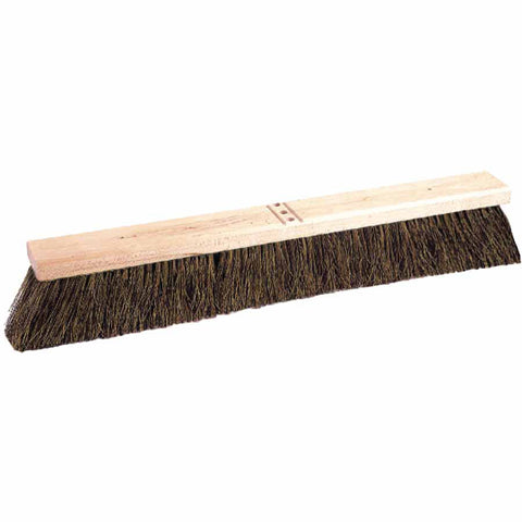 Coarse Sweeping Contractor Brooms, 24 in Hardwood Block, 3 in Trim, Palmyra 804-44584
