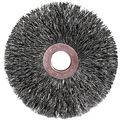 Copper Center Wire Wheel, 3 in D x 5/8 in W, .008 in Steel Wire, 20,000 rpm 804-15543