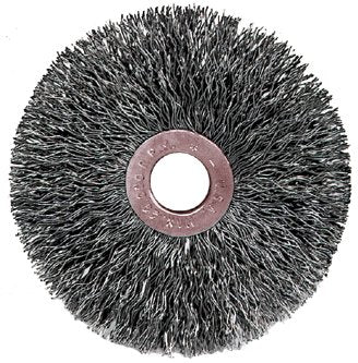 Copper Center Wire Wheel, 3 in D x 5/8 in W, .0118 in Steel Wire, 20,000 rpm 804-15563