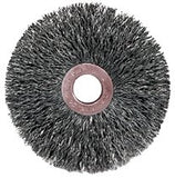Copper Center Wire Wheel, 2 in D x 3/8 in W, .003 in Steel Wire, 20,000 rpm 804-99307