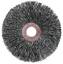 Copper Center Wire Wheel, 2 in D x 3/8 in W, .003 in Steel Wire, 20,000 rpm 804-99307
