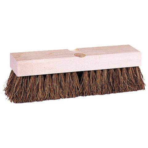 Deck Scrub Brush, 9 in Hardwood Block, 2 in Trim, Tampico 804-44429