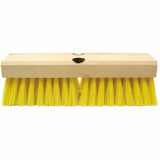 Deck Scrub Brush, 10 in Hardwood Block, 2 in Trim, Polypropylene Fill 804-44434