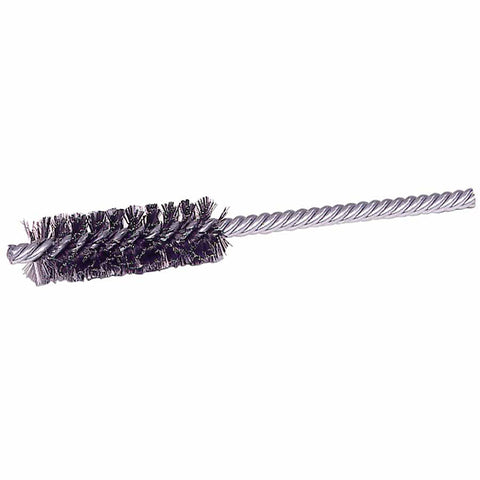 Double-Spiral Double-Stem Power Tube Brush, 3/4 in dia, 1/4 in Stem dia, 0.0104 in Wire Size, 2-1/2 in Brush L 804-21111