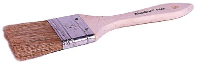 Economy Chip and Oil Brush, 2 in Wide, 1-1/2 in Trim, White Bristle, Wood Handle 804-40068