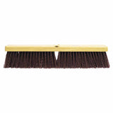 Garage Broom, 24 in Hardwood Block, 3-1/4 in Trim L, Polypropylene Fill 804-42026