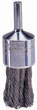 Knot Wire End Brush, Steel Bristles, 1/2 in Brush dia x 0.0104 in Wire, 20000 RPM, 1 EA/EA 804-10208