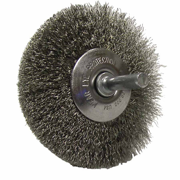 Narrow Face Concave Wire Wheel, 3 in D 804-17937
