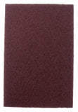 Non-Woven Hand Pad, General Purpose, 6 in x 9 in, Medium/Coarse, Brown 804-51444