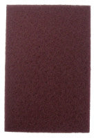Non-Woven Hand Pad, General Purpose, 6 in x 9 in, Medium/Coarse, Brown 804-51444