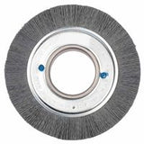 Nylox Crimped-Filament Wheel Brush, 6in Dia. x 1in W, 0.040 Bristle, 3,600 rpm 804-83050