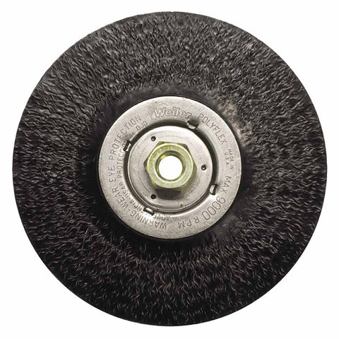 Polyflex Stringer Bead Twist Knot Wheel, 4 D x 3/16 W, .02 Steel, 20,000 rpm 804-35800