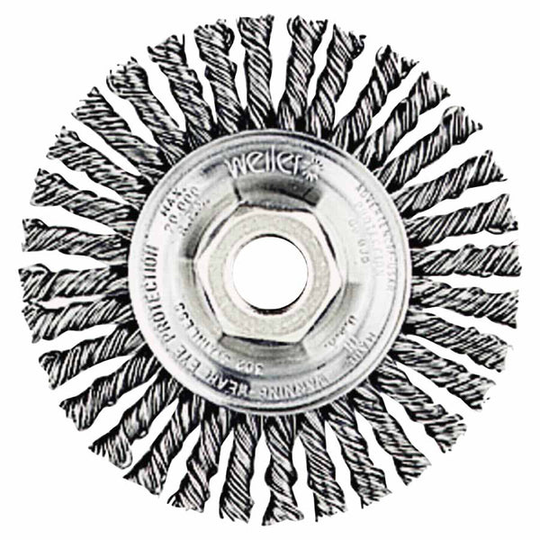 Roughneck Stringer Bead Wheel, 7 in dia x 3/16 in Face W x 5/8 in-11 UNC x 0.020 in, 9000 RPM, 10 EA/CTN 804-09000