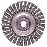 Roughneck Stringer Bead Wheel, 4 in dia x 3/16 in Face W x 3/8 in-24 UNF x 0.020 in, 20000 RPM, 1 EA/EA 804-13128