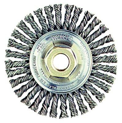 Roughneck Max Stringer Bead Wheel, 4 in dia, 3/16 in W, 0.020 in Steel Wire, 20000 RPM 804-13131