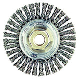 Roughneck Max Stringer Bead Wheel, 4 in dia x 3/16 Wide, 0.02 Stainless Wire, 20,000 RPM 804-13138
