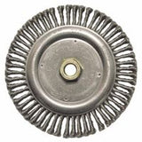 Roughneck Stringer Bead Wheel, 7 in dia x 3/16 in Face W x 5/8 in-11 UNC x 0.020 in, 9000 RPM, 10 EA/CTN 804-09100