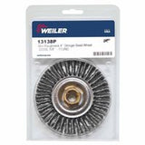Roughneck Stringer Bead Wheel, 4 in dia x 3/16 in Face W x 5/8 in-11 UNC x 0.020 in, 20000 RPM, 5 EA/PK 804-13138P