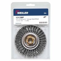 Roughneck Stringer Bead Wheel, 4 in dia x 3/16 in Face W x 5/8 in-11 UNC x 0.020 in, 20000 RPM, 5 EA/PK 804-13138P